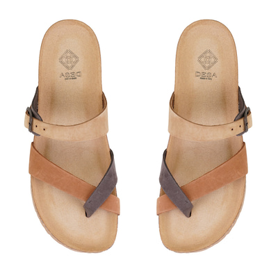 Kadın Kahve Nubuk Deri Terlik