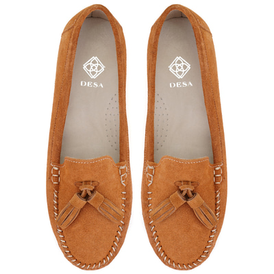 Kadın Kahve Süet Deri Loafer