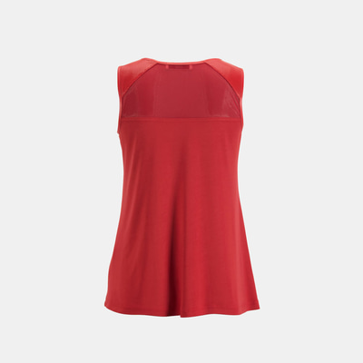 Kadın Kırmızı Deri Detaylı Perforeli Bluz