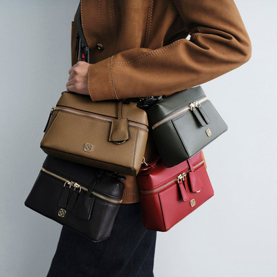 Kadın Kırmızı Omuz Askılı Deri El Çantası