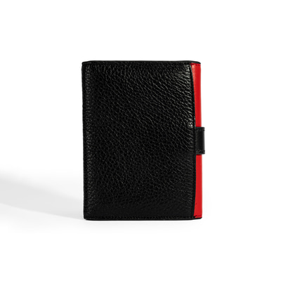Kadın Kırmızı / Siyah Deri Cüzdan