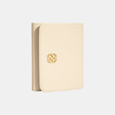 Kadın Krem Deri Cüzdan