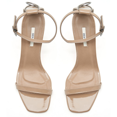 Kadın Krem Rugan Deri Abiye Ayakkabı