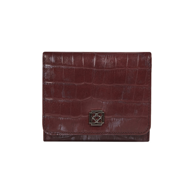 Kadın Kroko Baskılı Deri Cüzdan