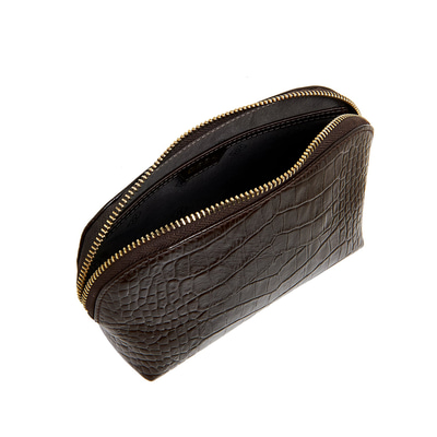 Kadın Kroko Baskılı Deri Cüzdan