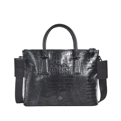 Kadın Kroko Baskılı Deri Omuz Askılı Çanta