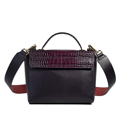 Kadın Kroko Baskılı Deri Omuz Askılı Çanta