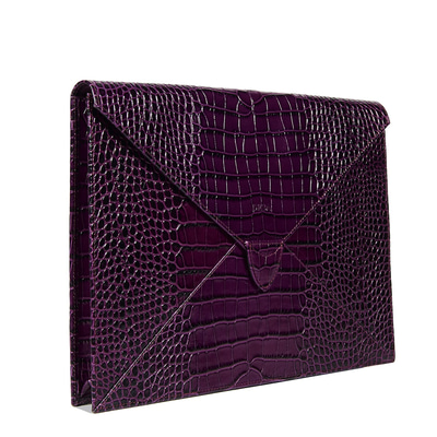 Kadın Kroko Baskılı Deri Portföy Çanta