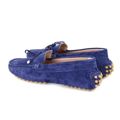 Kadın Lacivert Deri Loafer