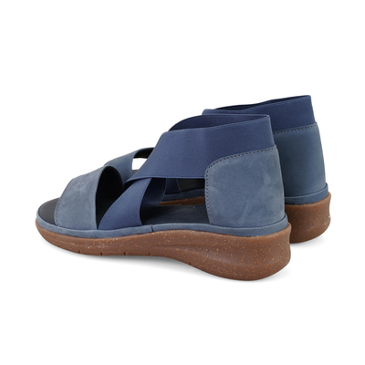 Kadın Mavi DesaComfort Deri Sandalet