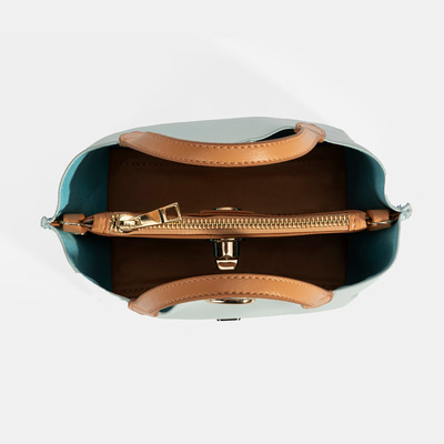 Kadın Mavi Omuz Askılı Mini El Çantası