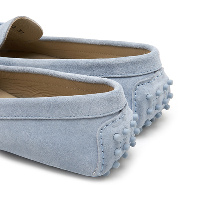 Kadın Mavi Süet Loafer