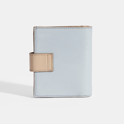 Kadın Mavi / Ten Deri Cüzdan