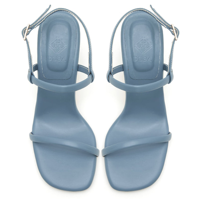 Kadın Mavi Topuklu Sandalet
