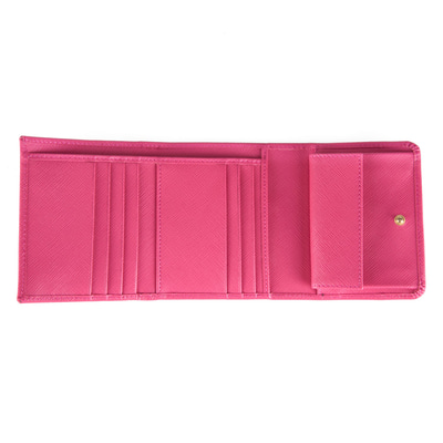 Kadın Pembe Deri Cüzdan