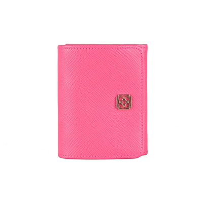 Kadın Pembe Deri Cüzdan