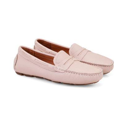 Kadın Pudra Deri Loafer