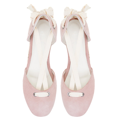 Kadın Pudra Dolgu Topuk Süet Espadril