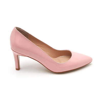 Kadın Pudra Rugan Klasik Ayakkabı