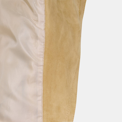 Kadın Sarı Gömlek Yakalı Süet Biker Ceket