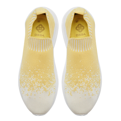Kadın Sarı Triko Spor Ayakkabı