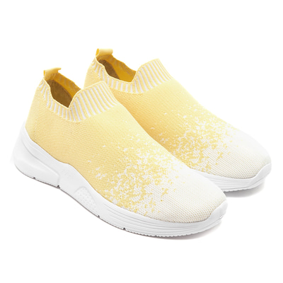 Kadın Sarı Triko Spor Ayakkabı
