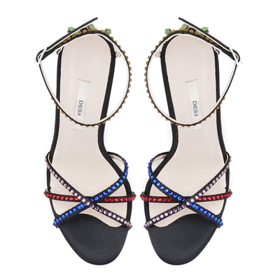 Kadın Siyah Abiye Topuklu Sandalet