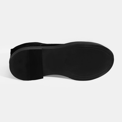 Kadın Siyah Bağcıklı Süet Bot