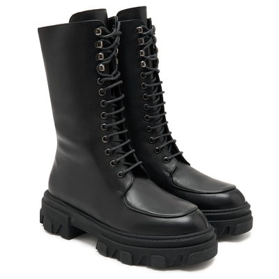 Kadın Siyah Deri Bot