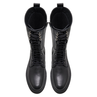 Kadın Siyah Deri Çizme