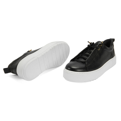 Kadın Siyah Deri Günlük Ayakkabı