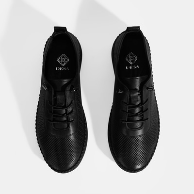 Kadın Siyah Deri Günlük Ayakkabı