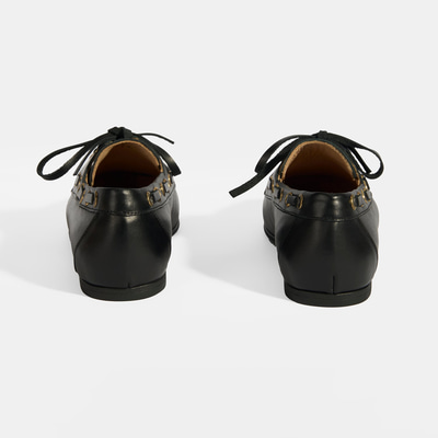 Kadın Siyah Deri Günlük Ayakkabı