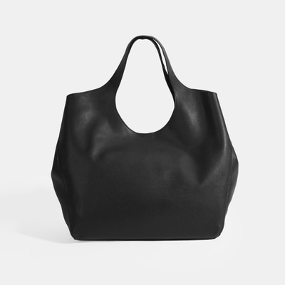 Kadın Siyah Deri Hobo Çanta