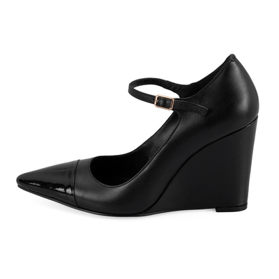 Kadın Siyah Deri Klasik Ayakkabı