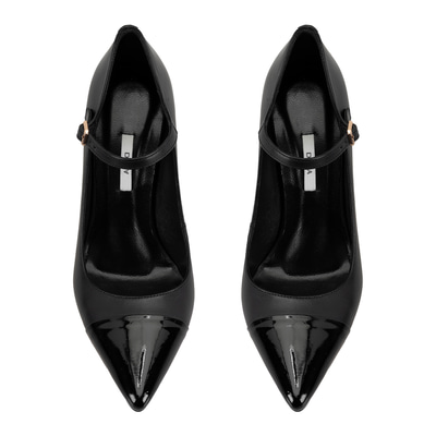 Kadın Siyah Deri Klasik Ayakkabı