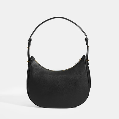 Kadın Siyah Deri Omuz Çantası