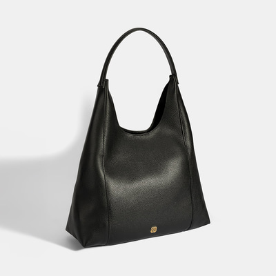 Kadın Siyah Deri Omuz Çantası