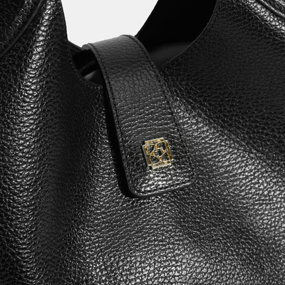 Kadın Siyah Deri Omuz Çantası