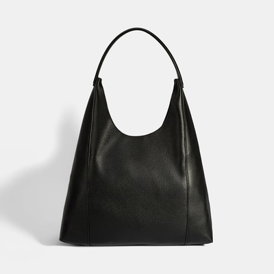 Kadın Siyah Deri Omuz Çantası