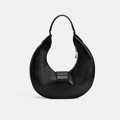 Kadın Siyah Deri Omuz Çantası