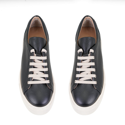 Kadın Siyah Deri Spor Ayakkabı