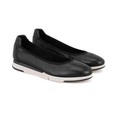 Kadın Siyah DesaComfort Deri Babet