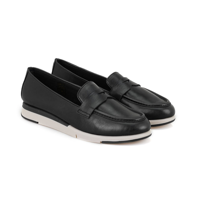 Kadın Siyah DesaComfort Deri Günlük Ayakkabı