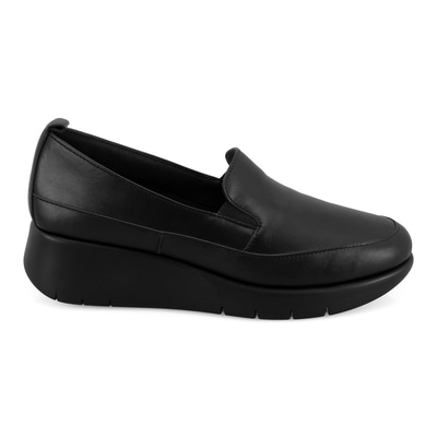 Kadın Siyah DesaComfort Deri Günlük Ayakkabı