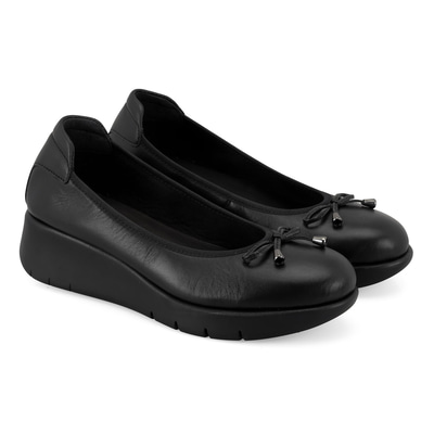 Kadın Siyah DesaComfort Deri Günlük Ayakkabı