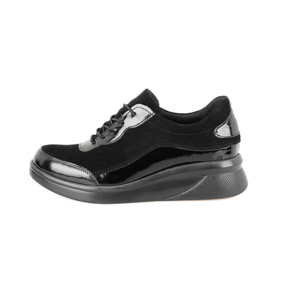 Kadın Siyah DesaComfort Deri Günlük Ayakkabı