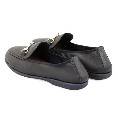 Kadın Siyah DesaComfort Deri Günlük Ayakkabı