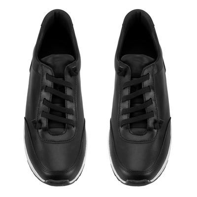 Kadın Siyah DesaComfort Deri Spor Ayakkabı