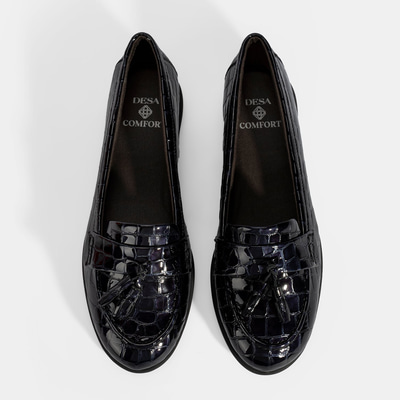 Kadın Siyah DesaComfort Rugan Günlük Ayakkabı